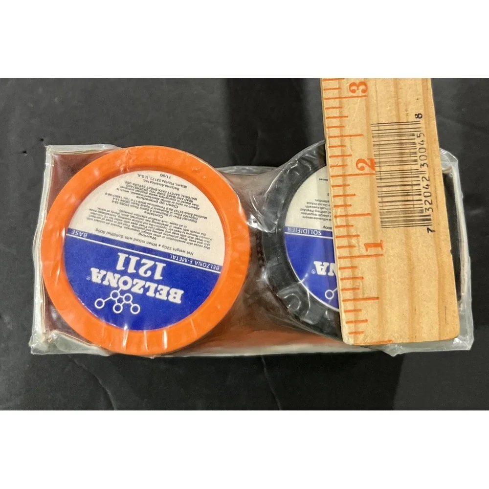 BELZONA 1211 E-METAL 2-PART EPOXY BASE AND SOLIDIFIER DEADSTOCK NEW OLD STOCK